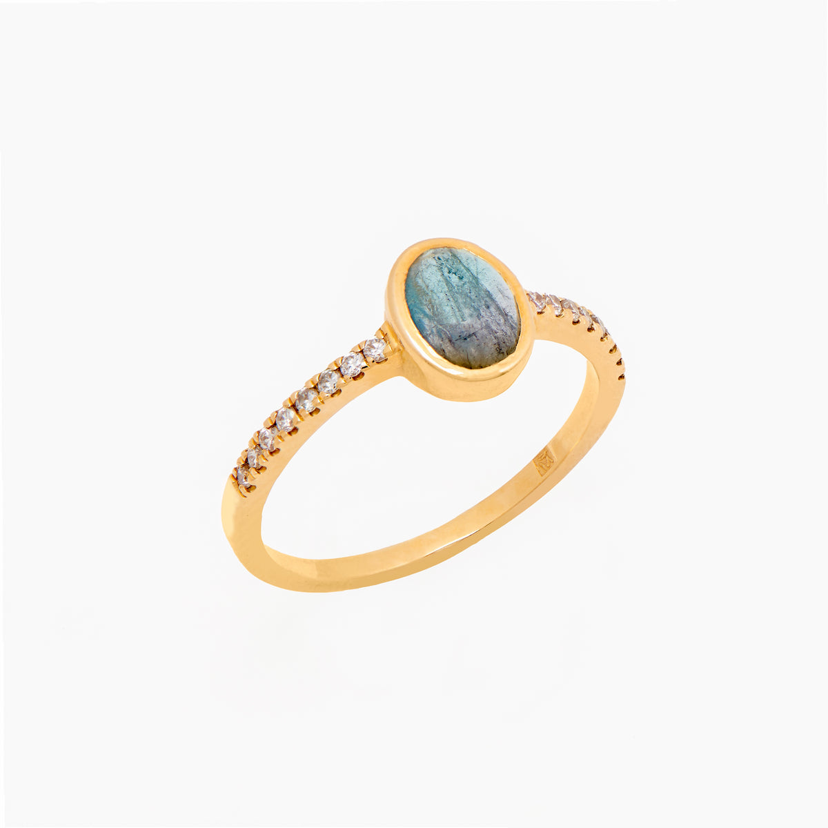 Blue Tourmaline Ring