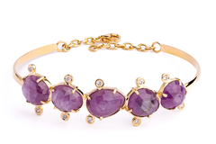 Star Sapphire Garland Cuff