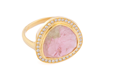 Multi-color Tourmaline Ring