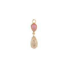 Pink Tourmaline & Zultanite Charm